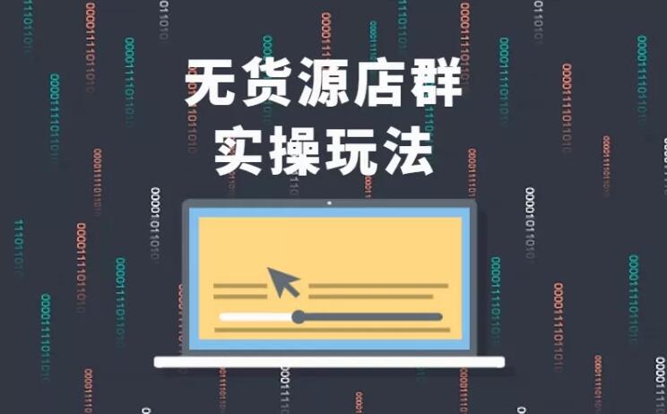 无货源店群实操玩法，蓝海选品的独特思路，店群软件操作方法（45节视频课）-6688资源库