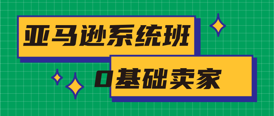 亚马逊系统班，专为0基础卖家量身打造，亚马逊运营流程与架构-6688资源库