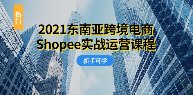 2021东南亚跨境电商Shopee实战运营课程，0基础、0经验、0投资的副业项目-6688资源库