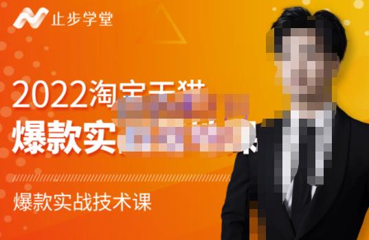 止步学堂·2022淘宝天猫爆款打造系列课-比克，爆款实战落地教程价值1980元-6688资源库