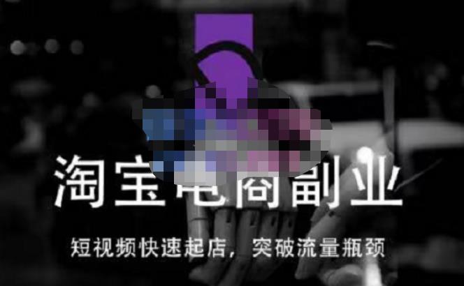 蓝Sir派·淘宝短视频快速起店，替代传统搜索方式，学会做一个不一样的淘宝店-6688资源库