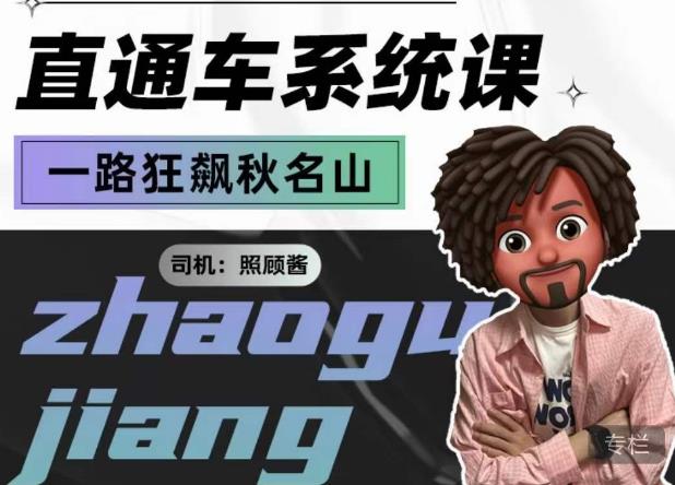 照顾酱·直通车系统课,从0到1搭建你的付费推广思维,讲基础,讲思路,讲方法,也讲实操-6688资源库