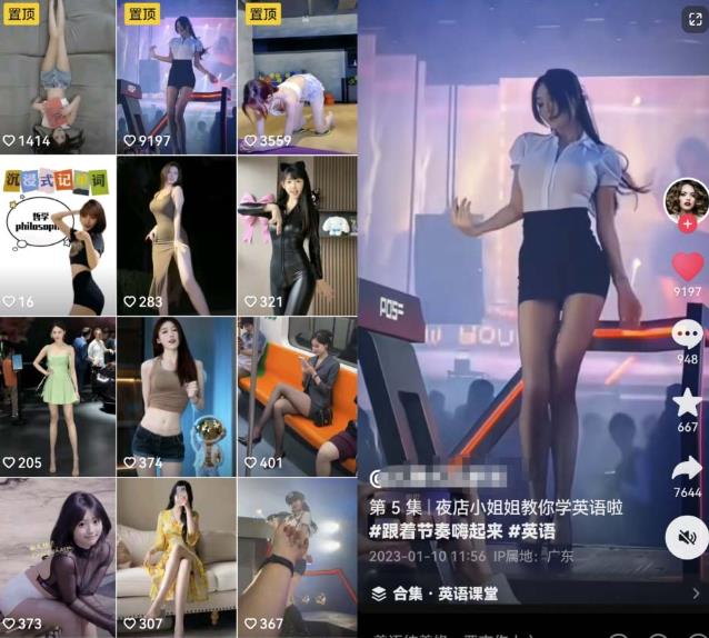 拆解抖音美女记单词视频副业小项目,一条龙玩法大解析(教程+素材)-6688资源库