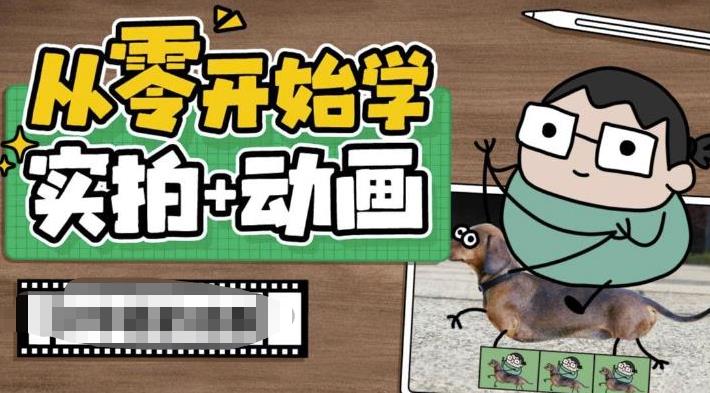 从零开始学实拍加动画，实拍加动画创意教程-6688资源库