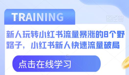 新人玩转小红书流量暴涨的8个野路子,小红书新人快速流量破局-6688资源库