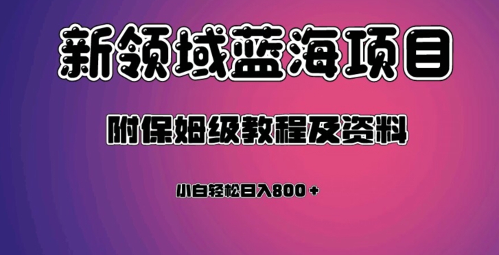 虚拟资源蓝海领域新项目，轻松日入800＋，附保姆级教程及资料-6688资源库