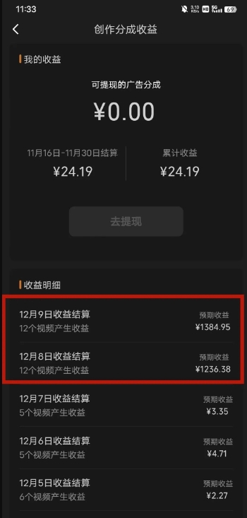 最新撸视频号作创者益收课程,测通了视频号分成计划,一天百来块-6688资源库