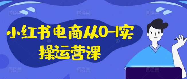 小红书电商从0-1实操运营课,小红书手机实操小红书/IP和私域课/小红书电商电脑实操板块等-6688资源库