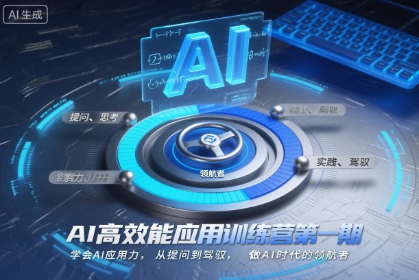 AI高效能应用训练营第一期，学会AI应用力，从提问到驾驭，做AI时代的领航者（更新）-6688资源库