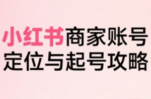 小红书电商全链路实战从定位到爆单,系统拆解小红书商家起号全流程(更新)-6688资源库