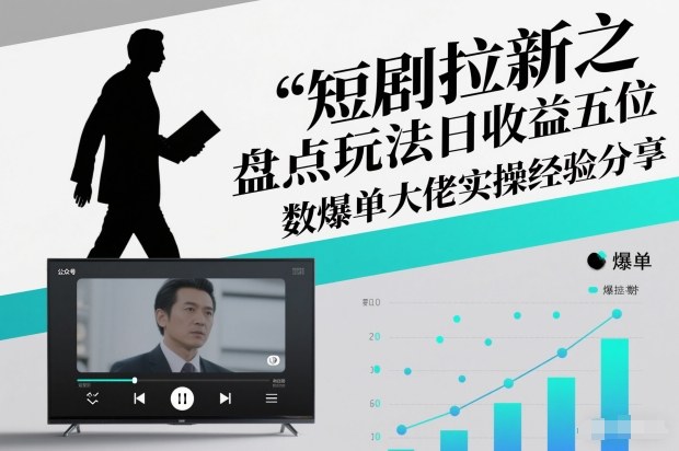 短剧拉新之盘点玩法日收益五位数爆单大佬实操经验分享-6688资源库