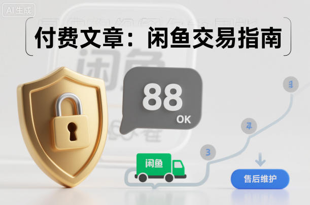 付费文章：闲鱼交易指南，怎么才能降低被坑被马扁的概率-6688资源库