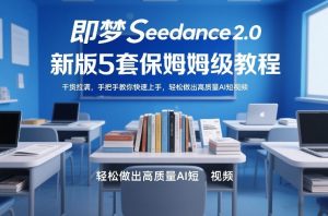 即梦Seedance2.0新版5套保姆级教程，干货拉满，手把手教你快速上手，轻松做出高质量AI短视频-6688资源库