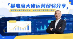 某电商大佬运营经验分享，最新系统电商实战玩法，跳出低毛利实现高效盈利（更新）-6688资源库
