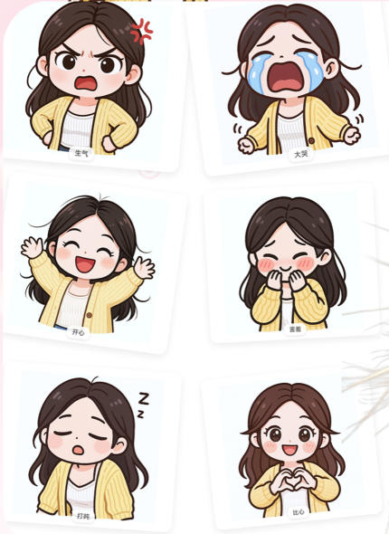 一张照片秒变多种表情包，三步就能拥有专属表情包库，零门槛玩转社交新玩法【文档】-6688资源库