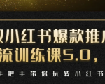 小红书爆款推广引流训练课5.0，手把手带你玩转小红书（17节实操视频+话术）-6688资源库