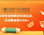 黄岛主引流课:百家号视频精准引流玩法,日涨精准粉200+-6688资源库