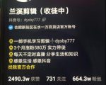 兰溪抖音混剪:一部手机学习剪辑,3个月涨粉580万-6688资源库