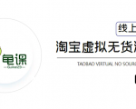 龟课·淘宝虚拟无货源电商5期，全程直播 现场实操，一步步教你轻松实现躺赚-6688资源库