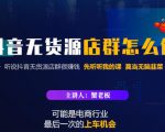 蟹老板·抖音无货源店群怎么做，吊打市面一大片《抖音无货源店群》的课程-6688资源库
