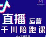美尊-抖音直播运营千川系统课:直播运营规划、起号、主播培养、千川投放等-6688资源库