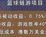 国外区块链篮球游戏项目，前期加入秒回本，被动收益日0.75%，撸数万美金-6688资源库