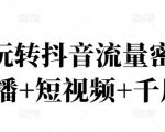 2022玩转抖音流量密码,(直播+短视频+千川)-6688资源库