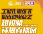 尼克派·工业化思维下的直播电商之短视频锤爆直播间，听话照做执行爆单-6688资源库