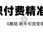 玩转知识付费项目精准引流，给你1套课多账号操作落地方案！-6688资源库