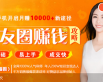 全网千万人气导师亲授:零基础/易上手的朋友圈赚钱攻略,让你轻松月入过万-6688资源库