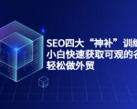 SEO四大“神补”训练营,小白快速获取可观的谷歌流量,轻松做外贸-6688资源库
