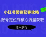 小红书营销获客攻略:从账号定位到核心流量获取,爆款笔记打造-6688资源库