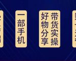 好物分享高阶实操课：0基础一部手机做好好物分享带货（24节课）-6688资源库