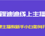 暴躁迪迪线上主播课，金牌主播教新手小白如何开播-6688资源库