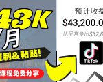 2022抖音国际版Tiktok赚钱项目:每天上传一个视频就轻松月入$43200-6688资源库