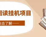 全自动阅读挂机项目,号称单窗10r,全套脚本+教程,小白上手简单-6688资源库