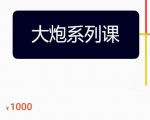 大炮拼多多运营系列课,各类玩法合集,拼多多运营玩法实操-6688资源库