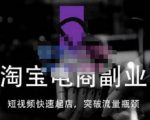 蓝Sir派·淘宝短视频快速起店,替代传统搜索方式,学会做一个不一样的淘宝店-6688资源库