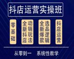 他创传媒·抖音小店系统运营实操课,从零到一系统性教学,抖店日出千单保姆级讲解-6688资源库