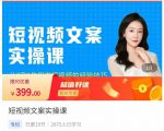 小秋·短视频文案实操课，​从0到1教你做短视频的经验技巧-6688资源库