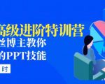 PPT高级进阶特训营：百万粉丝博主教你进阶你的PPT技能(98节课程+PPT素材包)-6688资源库