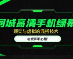 同城高清手机绿幕，直播间现实与虚拟的混搭技术，老板商家必看！-6688资源库