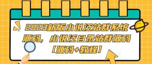 2023新版小说泛站群系统源码，小说泛目录站群源码【源码+教程】-6688资源库
