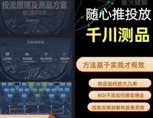 爱做号的老王·随心推+千川投流，投放实操拆解和放量思维，投流原理、千川测品-6688资源库