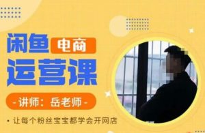 岳老师·闲鱼电商运营课，让每个粉丝宝宝都学会开网店-6688资源库