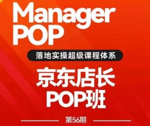 搜索书生POP店长私家班培训录播课56期7月课，京东搜推与爆款打造技巧，站内外广告高ROI投放打法-6688资源库
