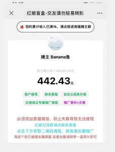 盲盒交友5.0,男粉变现实操项目,亲测变现效果极好【揭秘】-6688资源库