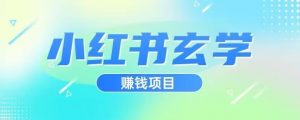 小红书玄学项目，直接上手操作，日入500【揭秘】-6688资源库