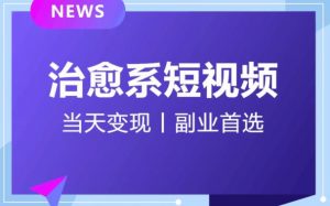 日引流500+的治愈系短视频,当天变现,小白月入过万首-6688资源库