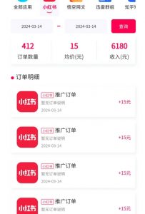 黑科技玩法之：小红书拉新，小白也能日入300元【操作视频教程+黑科技工具】【揭秘】-6688资源库